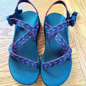 Chaco Z/1 Classic in Verdure Eclipse (navy and coral)